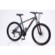 Bicicleta MTB cu suspensie telescopică RUSH 29" gri/roșu B129-GR